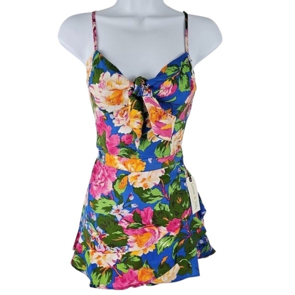 B•O•G Lottie & Dollie 2-Piece Skort Set Blue Pink